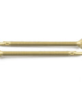 14 x 4 Inch Reamer Tek Torx Star Head Self Drilling Screws With T30 Head Brass Pack Of 25 For Wood To Steel Fastening On Flatbeds Trailers And Other Heavy Duty Projects