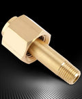 CGA-320 Brass Regulator Nut And Nipple With Washer For CO2 Gas Regulator Inlet Fittings Repair Part Heat Resistant And Anti Leak