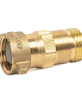 Brass RV Water Pressure Regulator With Filter Screen For Campers And Travel Trailers Keeps Water Pressure At 40 To 50 PSI