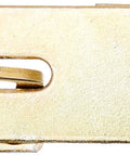 1-3/4 Inch Brass Safety Hasp with Rigid Non-Swivel Staple for Interior and Exterior Use, Durable Hot Rolled Steel, Secures Doors and Boxes