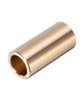 Brass Sleeve Bearings 10mm Bore 14mm OD 30mm Length Self Lubricating Bushing, side view, showing cast brass material for machinery applications.