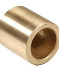 Single brass bushing from Set Of 10 Oilless Brass Sleeve Bearings Self Lubricating Bushing One Quarter Inch Bore 6mm Outer Diameter 10mm Length.