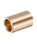 Single brass sleeve bearing from Set Of Four Self Lubricating Brass Sleeve Bearings Three Eighths Inch Bore One Half Inch Outer Diameter Three Quarters Inch Length Brass Bushing For Low Friction Linear Motion Applications