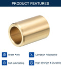 Cast Brass Sleeve Bearing Five Eighths Inch Bore Seven Eighths Inch Outer Diameter One And One Quarter Inch Length Self Lubricating Bushing