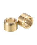 Cast Brass Sleeve Bearing One Quarter Inch Bore Three Eighths Inch Outer Diameter One Quarter Inch Length Self Lubricating Plain Shaft Bushing