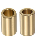 2 Pcs Sleeve Bearings 12mm Bore 18mm Outer Diameter 30mm Length Brass Alloy Oilless Bushings side view
