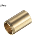 Two Pack Sleeve Bearings With Half Inch Bore Five Eighths Inch Outer Diameter And One Inch Length Wrapped Oilless Brass Alloy Bushings