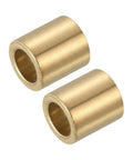 Self Lubricating Brass Sleeve Bearings 6mm Bore 12mm OD 20mm Length Pack Of 2 Gold Tone For Sliding Movements In Machinery Electronics