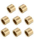Self Lubricating Brass Sleeve Bearings 6mm Bore 10mm OD 8mm Length Pack Of 8 Gold Tone For Smooth Sliding Movements in Machinery