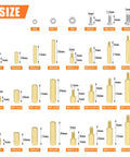 Brass M2 M2.5 M3 Spacers And Standoffs Kit With Screws Nuts And Tweezers 420 Pieces Pro Grade Gear displayed in various sizes.