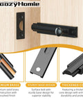 3 Inch Solid Brass Surface Bolt Beefy Built Heavy Duty Concealed Sliding Door Bolt Latch for French Doors Windows Cabinets Gates