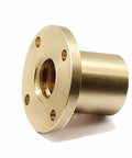 T12 nut 12mm brass trapezoidal screw rod flange nut pitch 2mm lead 8mm built for smooth motion, steady alignment, and clean installs
