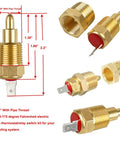 3/8 inch pipe thread 185-175°F thermostat switch for electric fan cooling system
