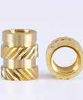 Brass Threaded Inserts Kit For 3D Printing M2 To M5 With 380 Pieces Knurled Heat Set Inserts For Plastic Parts And Electronics Assembly.