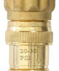 Heavy Duty 25 Psi Water Pressure Regulator For Drip Irrigation With 3/4 Inch FHT To 3/4 Inch MHT Lead Free Brass