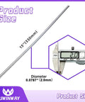 All Metal Brazing Rods Set One Sixteenth Inch By Thirteen Inch Flux Core For All Metal Repair And Welding, shown with size details.