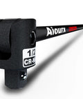 Heavy Duty Half-Inch Drive 25-Inch Breaker Bar With 250-Degree Swivel Head Aiourx CR-MO Chrome Molybdenum Steel, side view