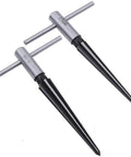 Bridge Pin Hole Reamer Set For Woodworking 1/8 To 1/2 Inch (3 To 13mm) And 5 To 16mm T Handle Handheld Chamfer Reamer With 6 Flutes
