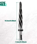 Five Eighths Inch Bridge Construction Reamer Drill Bit Set With Taper Chuck Reamers, High Speed Steel Tooling for Metal