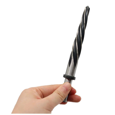 Five Eighth Inch Bridge Reamer Construction Reamer With One Half Inch Shank HSS Taper Bit For Steel Metal Wood Alloys