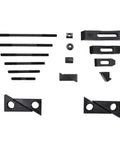 Hold Down Clamp Clamping Set Kit For Bridgeport Mill Five Eighths Inch Slot And One Half Inch Stud Includes TN-0212 T Nuts Step Clamps