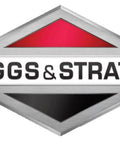 Briggs & Stratton logo in silver with red and black accents, representing the Briggs and Stratton 5409207YP Impeller brand.