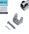 Mounting bracket and pin for 24 Inch Stroke Electric Linear Actuator, 100 lbs Force, IP66 Water Resistance applications