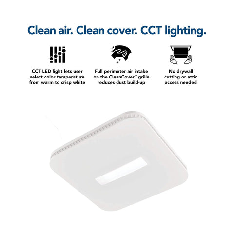 Upgrade Your Bathroom With Retrofit Exhaust Fan And Light Kit From Broan-NuTone That Replaces Your Old Fan With No Attic Access Needed