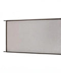 Sliding Patio Door Grill 48 Inch Wide Bronze Finish Aluminum Weather Resistant Guard Designed To Protect Sliding Screen Fabric From Damage 26 Inch Tall Profile With Durable Powder Coat For Outdoor Use Single Pack