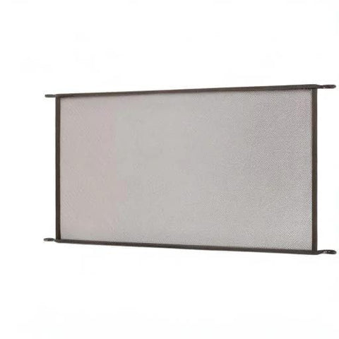 Sliding Patio Door Grill 48 Inch Wide Bronze Finish Aluminum Weather Resistant Guard Designed To Protect Sliding Screen Fabric From Damage 26 Inch Tall Profile With Durable Powder Coat For Outdoor Use Single Pack