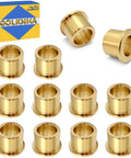 12 Piece Bronze A Arm Control Bushings Kit For Yamaha Banshee 350 Grizzly 125 Warrior 350 Blaster 200 Raptor 660 700 YFZ450
