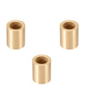 Three Self Lubricating Sintered Bronze Bearing Sleeve 8mm Bore 12mm Outer Diameter 15mm Length for low friction use