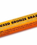 Flux Coated Bronze Brazing Rod 3/32 Inch By 18 Inch, Low Fuming pack of 10 rods in Forney 48490 tube, ideal for HVAC, automotive projects.