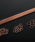 Workhorse Bare Bronze Brazing Rods Pack Low Fume Copper Alloy For Torch Welding One Half Pound Nine Pieces Diameter One Eighth