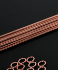 Workhorse Bare Bronze Brazing Rods Pack Low Fume Copper Alloy For Torch Welding One Half Pound Nine Pieces Diameter One Eighth Inch