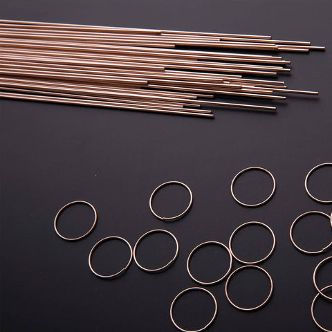 Workhorse Bare Bronze Brazing Rods Pack Low Fume Copper Alloy For Torch Welding One Half Pound Nine Pieces Diameter One Eighth Inch