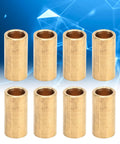 8 Piece Bronze Bushing Set Copper Plain Sleeve Bearing 8mm X 11mm X 22mm Oilless Brass Construction For Electrical Equipment
