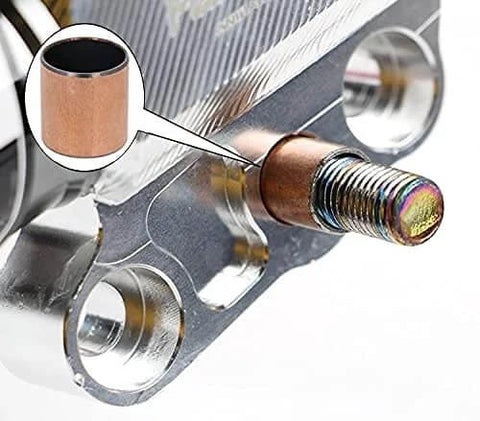 10 Pcs Sleeve Bearing 5mm Bore 7mm OD 8mm Length Oilless Wrapped Bronze Sintered Bushing installed on machinery part