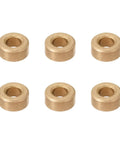Bearing Sleeve 4mm Bore 8mm Outside Diameter 4mm Length Self Lubricating Sintered Bronze Bushings 6 Pieces Maintenance Free