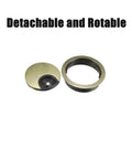 Bronze Desk Grommets 4 Pack 2 Inch Diameter Cable Hole Covers shown in detachable parts