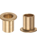 2 Pieces Flange Bearing Sleeve Bronze Self Lubricating 8mm Bore 10mm OD 15mm Length Flange Diameter 15mm Flange Thickness 1.2mm