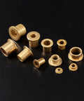 2 Pieces Flange Bearing Sleeve Bronze Self Lubricating 8mm Bore 10mm OD 15mm Length Flange Diameter 15mm Flange Thickness 1.2mm