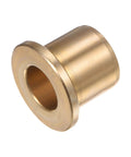 2 Pack Bronze Flange Bearing Sleeve Self Lubricating Bushing For Industrial Equipment, angled view
