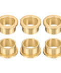 Six Pack Flange Sleeve Bearings Self Lubricating Sintered Bronze Bushings 20mm Bore 26mm Outer Diameter 16mm Length
