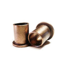 Self-Lubricating Bronze Sleeve Bearing Flange Bushing Five Eighths Inch ID X Three Quarters Inch OD X One Inch Length SAE Eight Forty One Bronze