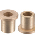 Self Lubricating Sintered Bronze Flange Sleeve Bearing 10mm Bore 16mm Outer Diameter 20mm Length 22mm Flange Diameter 3mm Thick