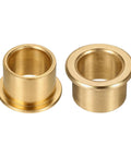 Flange Sleeve Bearing Set 2 Pack Self-Lubricating Sintered Bronze Bushings 16mm Bore 20mm Outer Diameter 16mm Length