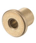 Flange Sleeve Bearing 4mm Bore 8mm OD 10mm Length 12mm Flange Diameter 2mm Flange Thickness Self Lubricating Sintered Bronze Bushing