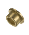Ten Pieces Flange Sleeve Bearings 8mm Bore 12mm Outer Diameter 8mm Length With 16mm Flange Diameter And 2mm Flange Thickness Self Lubricating Sintered Bronze Bushing close-up