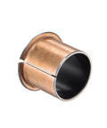 Bronze flange sleeve bearing 35mm bore, 39.5mm outside diameter, 35mm length, 47mm flange diameter, 2mm thickness for agricultural machines
